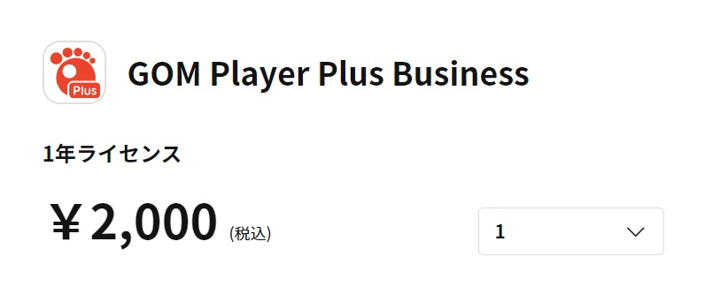 【コスパいい】GOM Player Plus Businessの価格が激安